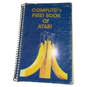 Compute!'s First Book of Atari for‎ Atari Home Computers Vintage 1981 Softcover